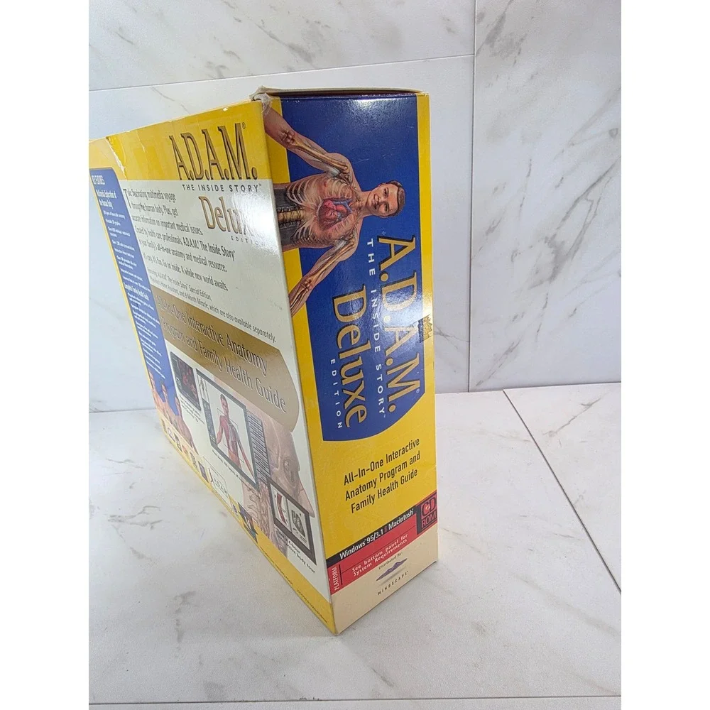 A.D.A.M. The Inside Story Deluxe Edition Anatomy Family‎ Health Guide✨NOS